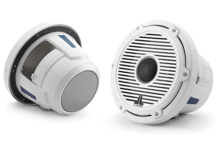 JL Audio M6 Series 8.8" Gloss White Coaxial Speakers (Pair)