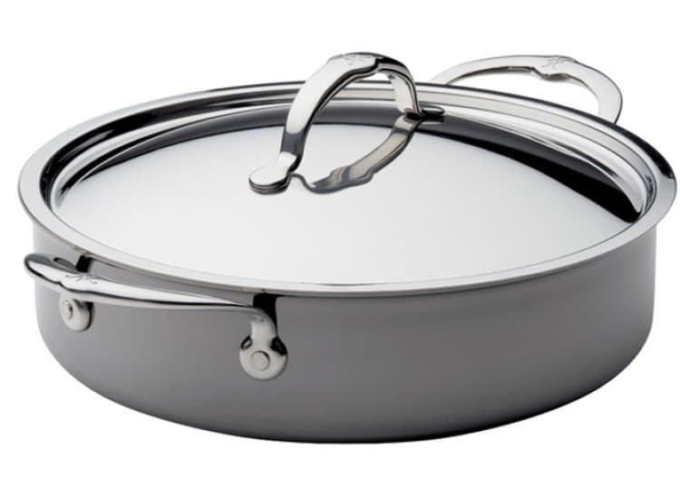 Hestan Nanobond 3.55 Qt. Stainless Steel Sauteuse With Lid