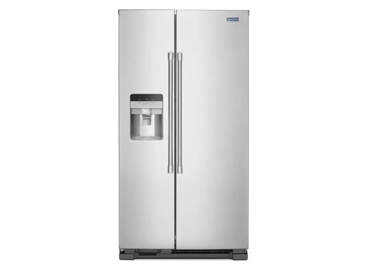 Maytag 24.5 Cu. Ft Side-By-Side Refrigerator 36-Inch Wide Fingerprint Resistant Stainless Steel-MSS25C4MGZ
