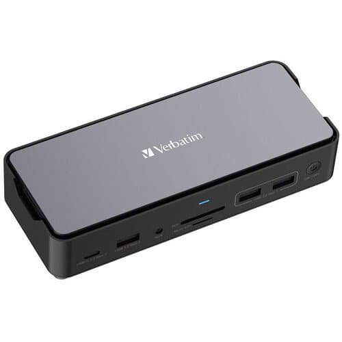 Verbatim 15-in-1 USB-C Pro Docking Station with 256GB Vi3000 SSD