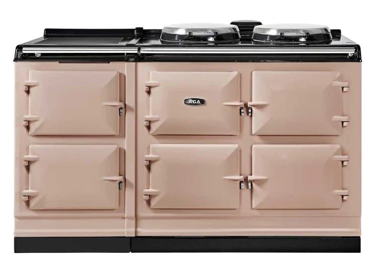 AGA eR7 150 Electric Range with Warming Plate Hotcupboard 60-Inch in Blush - AER7560WBSH
