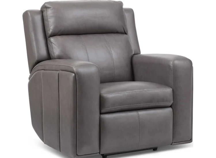 Flexsteel Wyatt Power Recliner with Power Headrest and Lumbar