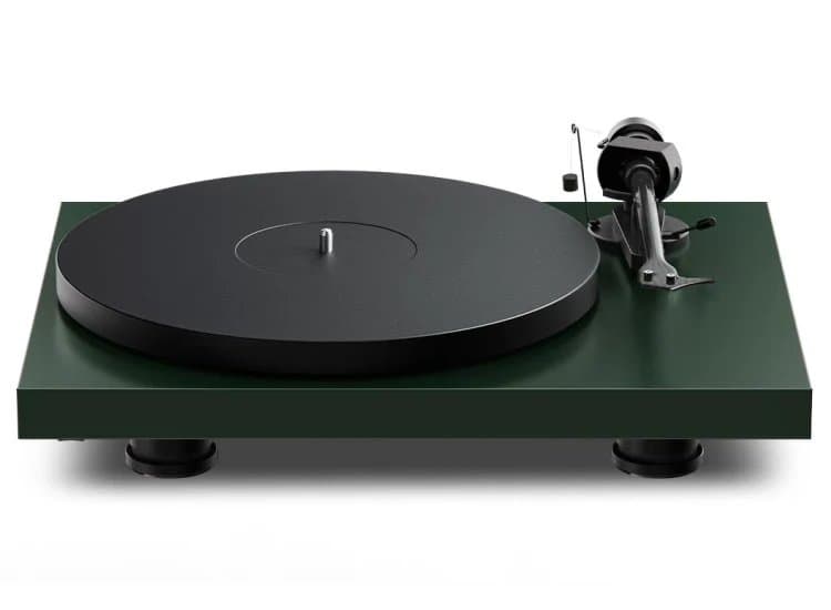 Pro-Ject Debut EVO 2 Turntable, Satin Fir Green-DCARBONEVO2SGREEN