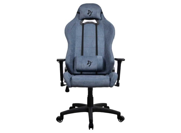 Arozzi Torretta Series Soft Fabric Gaming Chair, Blue