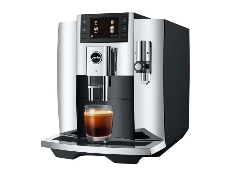 Jura E8 Automatic Coffee & Espresso Machine, Chrome