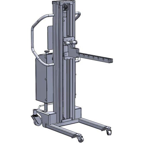 On-A-Roll Lifter 86" Motorized Lifter with Spindle and Roller Bearings