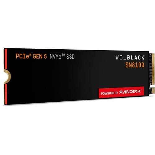 WD 8TB WD_BLACK SN8100 NVMe PCIe 5.0 M.2 Internal SSD