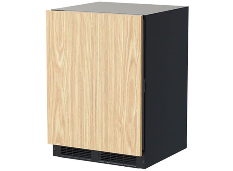 Marvel Refrigerator Compact Built-In Left Hinge 24" Custom Panel-MLRE124IS21A