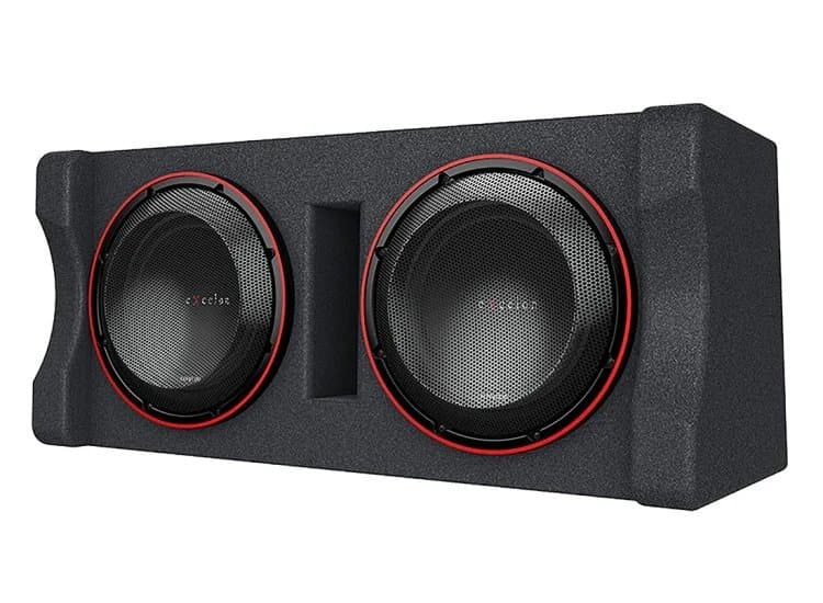 Kenwood eXcelon Dual 12" Preloaded High Power Subwoofer Enclosure