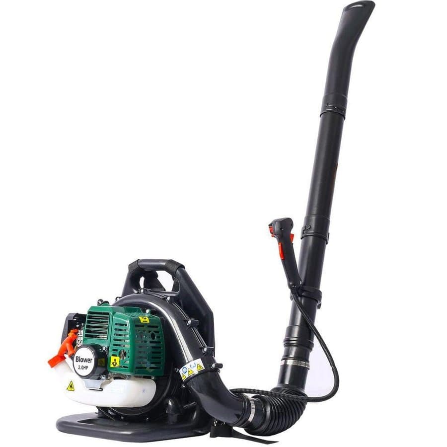 206 MPH 530 CFM 52CC 2-Cycle Gas Backpack Leaf Blower with Extension Tube, Green