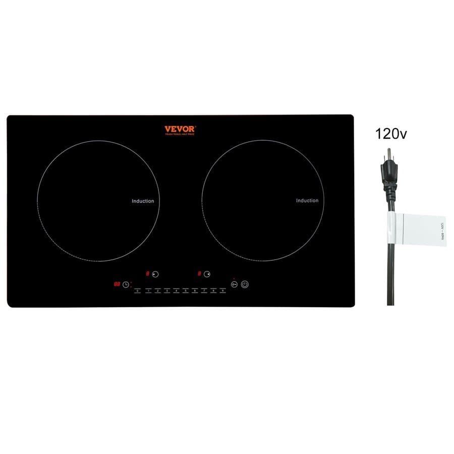 SPT 12-in Portable 1 Burner Black Induction Cooktop