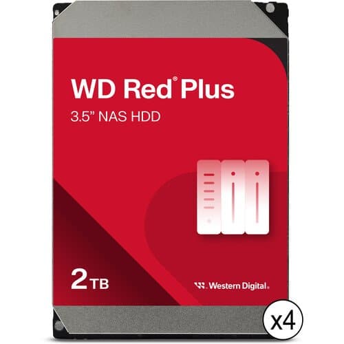 WD 2TB Red Plus 5400 rpm SATA III 3.5" Internal NAS HDD