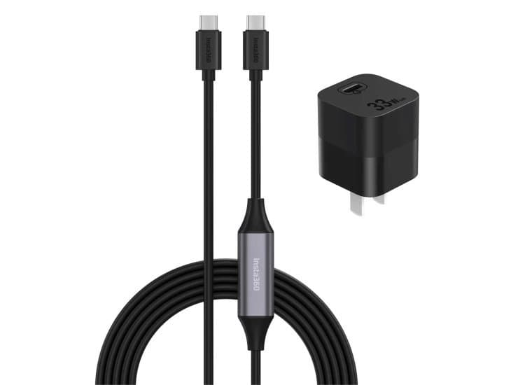 Insta360 Wave Y-Cable and Power Adapter