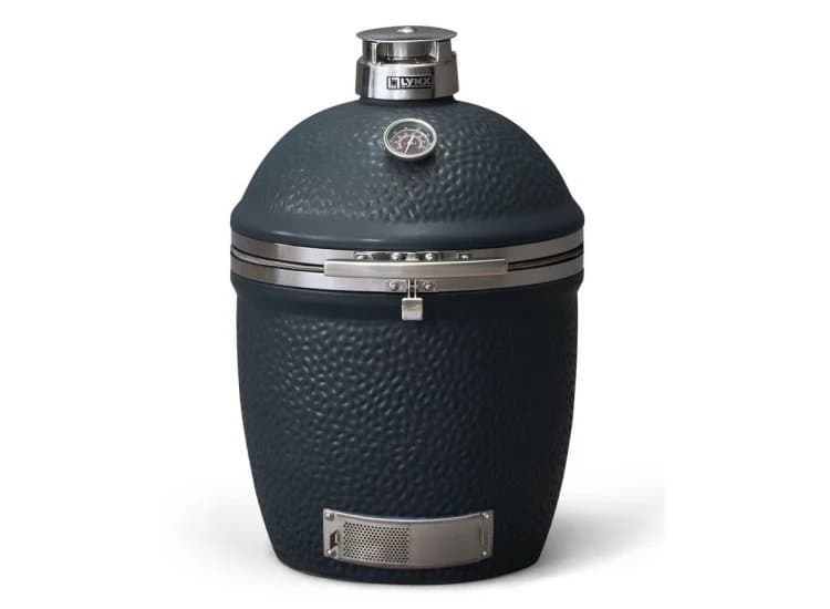 Lynx Kamado Ceramic Charcoal Grill 18-Inch with Rotisserie, Matte Gray