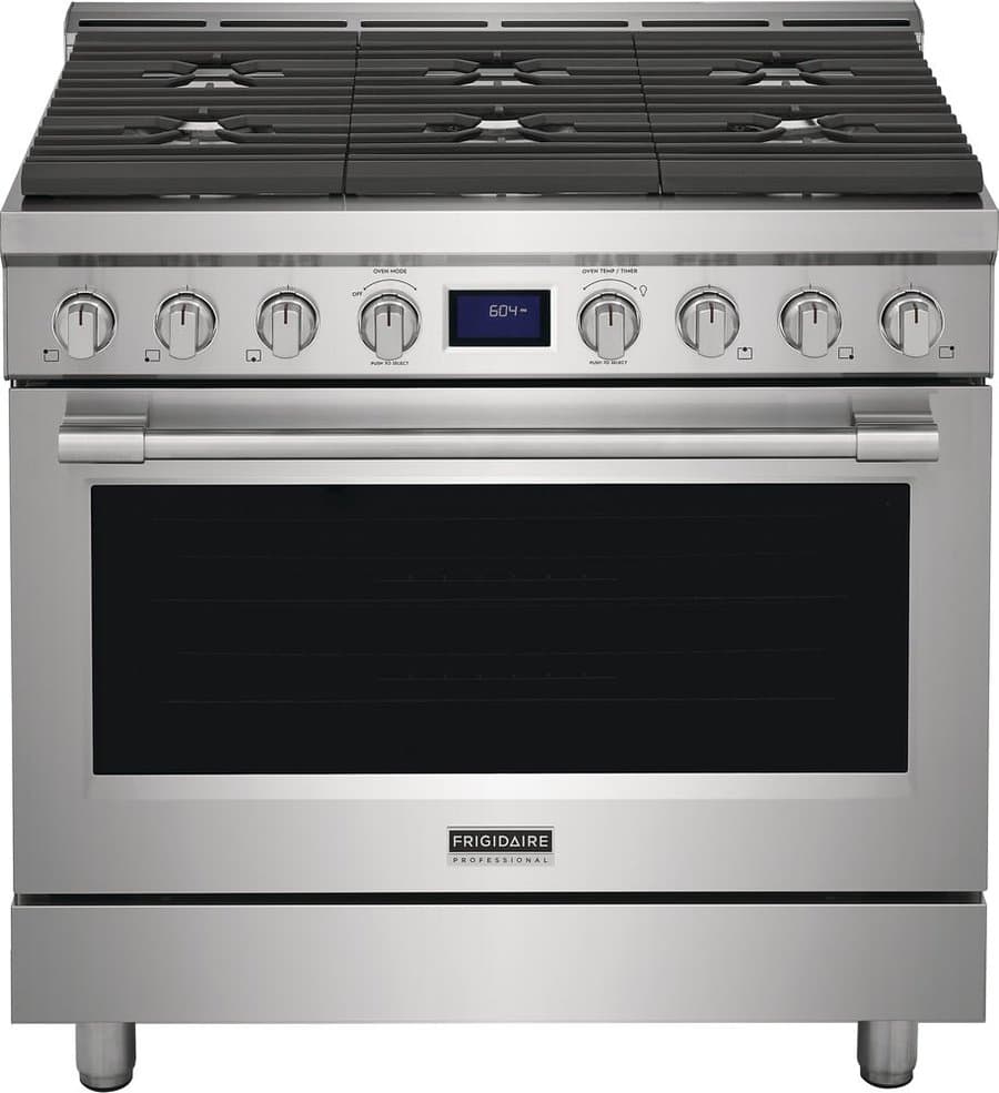 Frigidaire 36" Freestanding Gas Range Stainless Steel