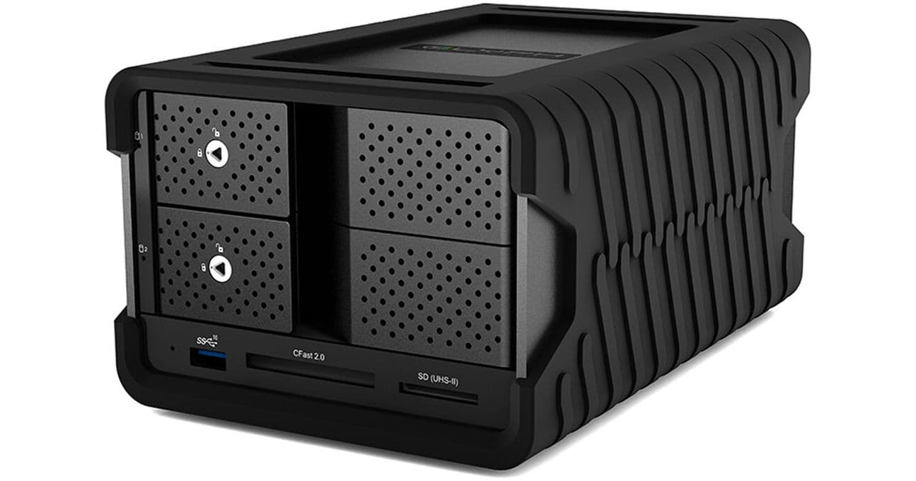 Glyph Technologies Blackbox PRO RAID 24TB 2-Bay Thunderbolt 3 RAID Array with Hub (2 x 12TB)