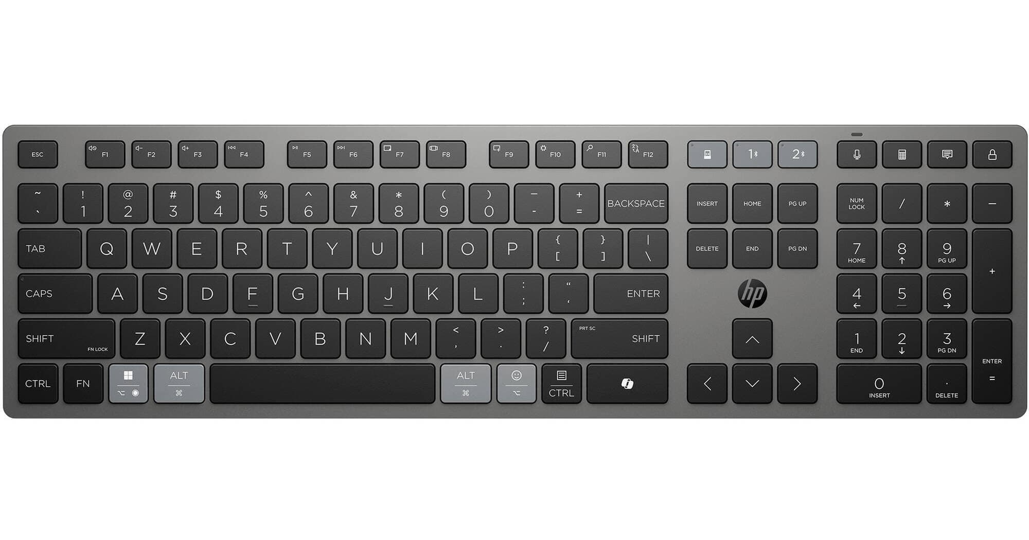 HP 725 Multi-Device Rechargeable Wireless Keyboard