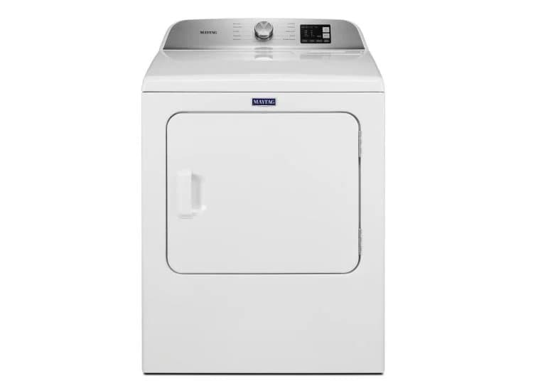 Maytag 7 Cu. Ft. White Front Load Gas Dryer With Moisture Sensing-MGD6200KW