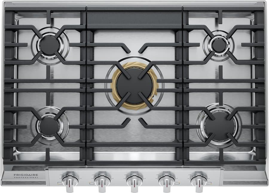 FOTILE Tri-Ring Gas Cooktop 30-in 4 burners Black Gas Cooktop