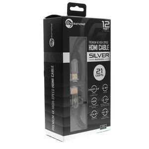 Generations 21.0 Gbps High Speed 12' Silver Series HDMI Cable