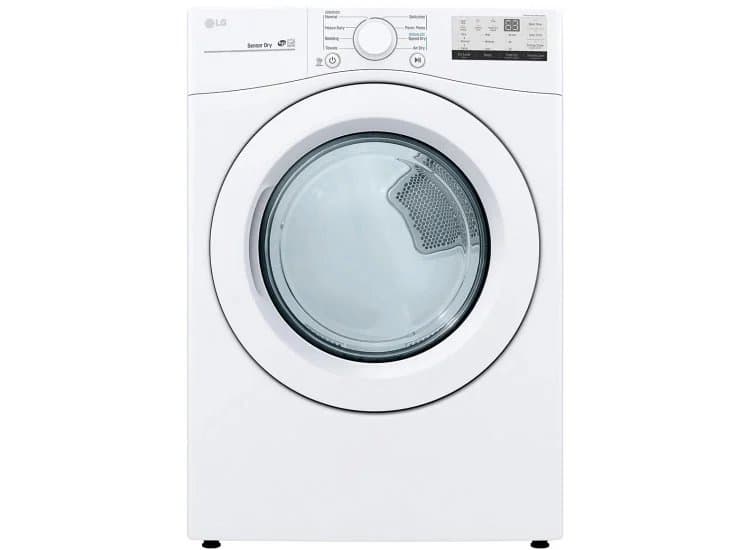 LG 7.4 Cu. Ft. White Gas Dryer - DLG3401W
