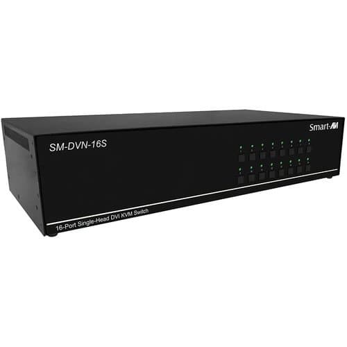 Smart-AVI SM-DVN-16S 16-Port, Single-Head DVI KVM Switch