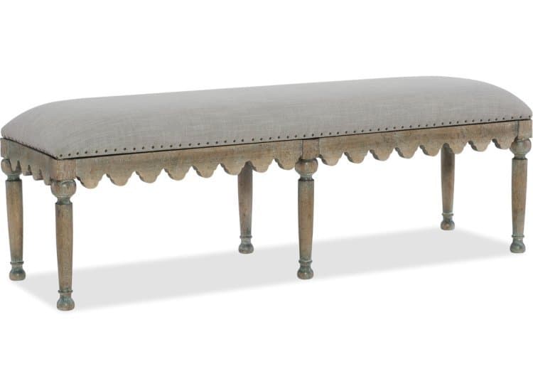 Hooker Furniture Bedroom Boheme Madera Bed Bench