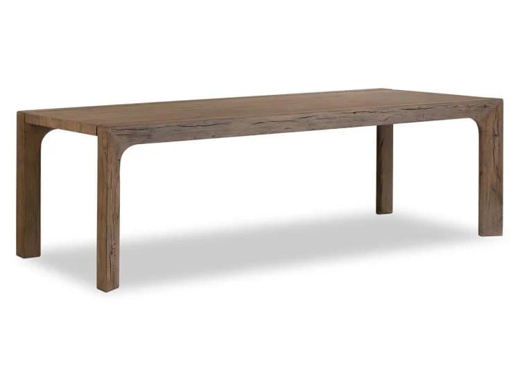 Four Hands Henry Dining Table, Rustic Grey Veneer