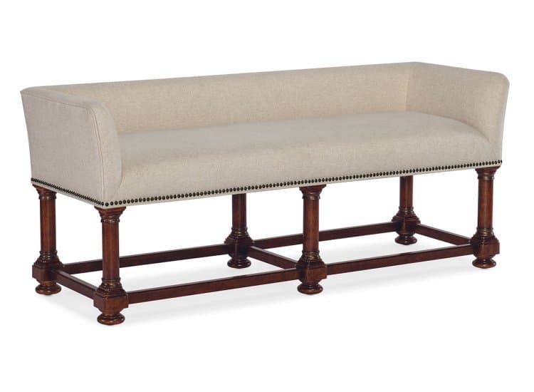 Hooker Furniture Bedroom Charleston Bed Bench in Black Cherry | Chateau Linen