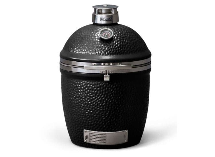 Lynx Kamado Ceramic Charcoal Grill 18-Inch with Rotisserie, Gloss Black