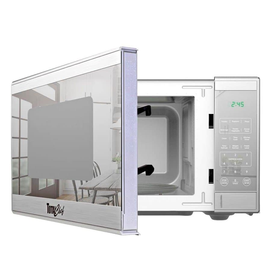 Total Chef 0.9 Countertop Microwaves 900 Stainless Steel