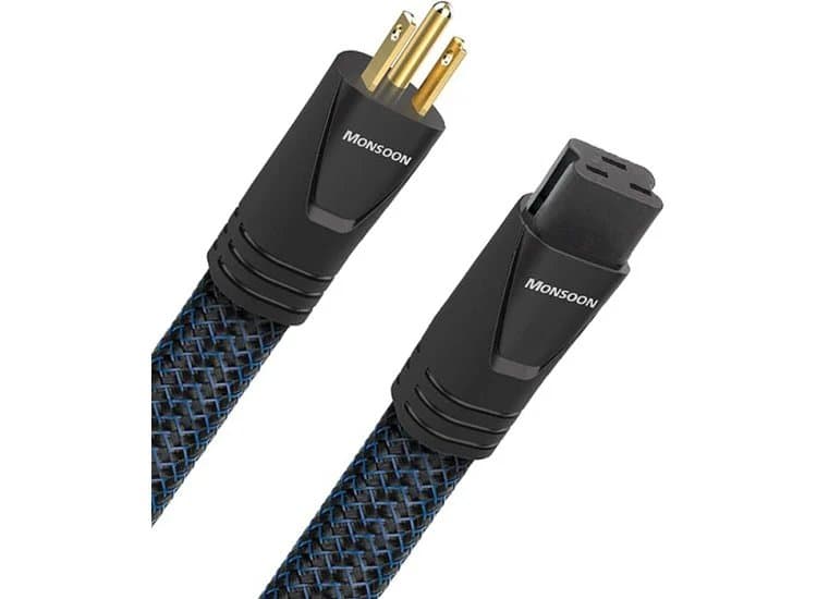AudioQuest Monsoon 20A 6.6 Feet Low-Z/Noise-Dissipation 3 Pole AC Power Cable