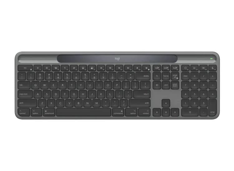 Logitech Signature Slim K980 Solar Plus Wireless Keyboard For Mac, Graphite