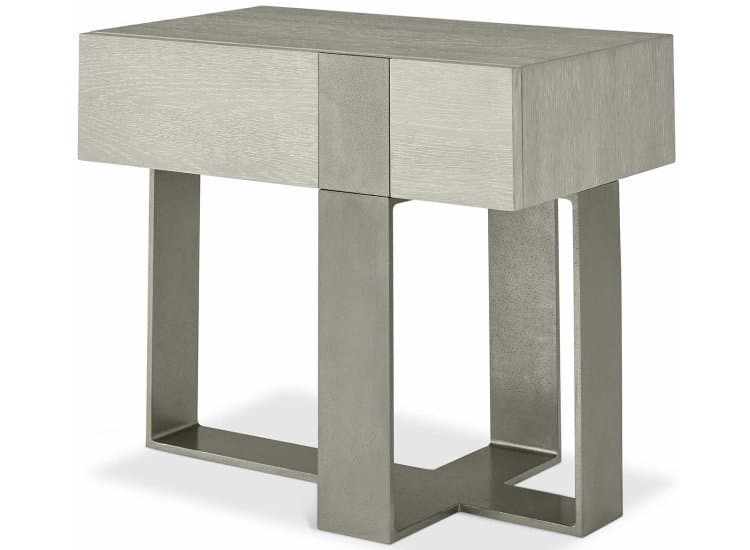 Bernhardt Tempo Nightstand-Right Facing-in Larza | Satin Nickel