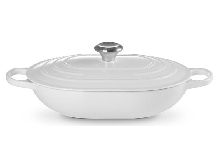 Le Creuset Signature 3.75 Quart Oval Casserole, White
