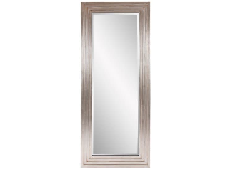 Howard Elliott Delano Mirror, Silver Leaf Finish