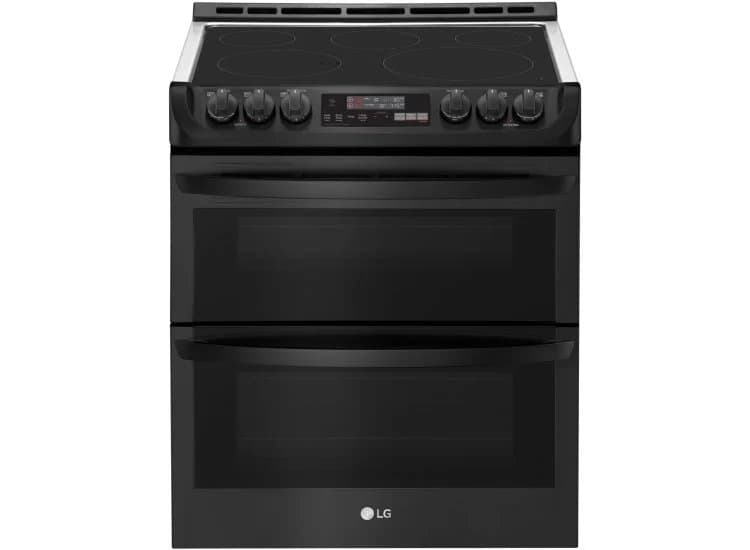 LG 7.3 Cu. Ft. Black Slide-In Double Electric Convection Range