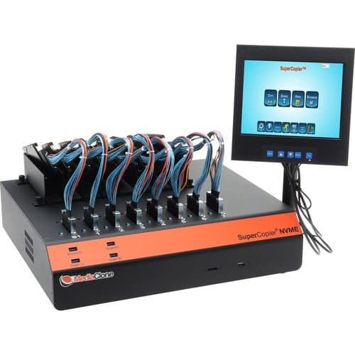 MediaClone SuperCopier Desktop Drive Duplicator with 8 x NVMe Ports