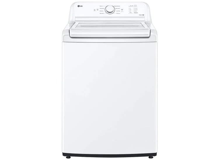 LG Top Load Washer 4.1 Cu. Ft. With Agitator And SlamProof Glass Lid, White