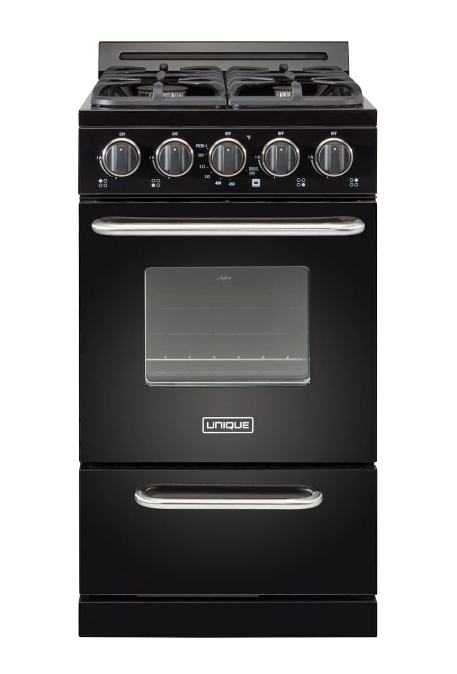 KOSTCH 30-in 5 burners 4.55-cu ft Convection Oven Freestanding Liquid Propane Gas Range ( Black )