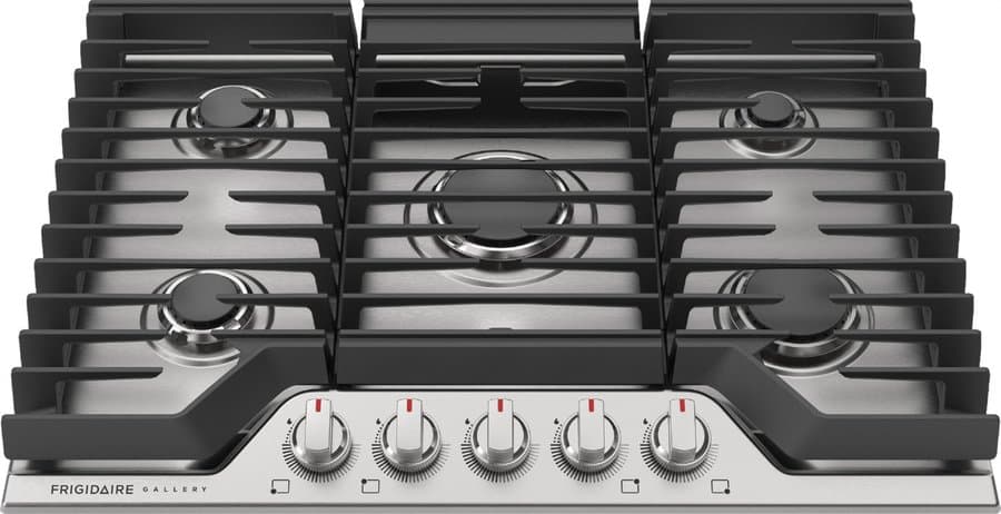 Frigidaire Gallery 36-in 5 burners Stainless steel Gas Cooktop