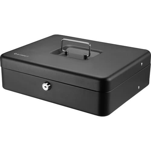 Barska 12" Standard Register Style Cash Box with Key Lock (Black)