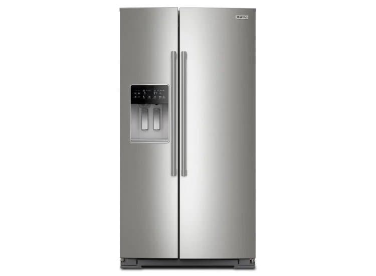 Maytag 28.7 Cu. Ft. Side-By-Side Refrigerator 36-Inch Wide, Fingerprint Resistant Stainless Steel-MRSF6636RZ