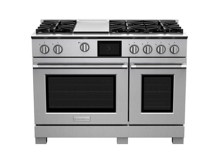 BlueStar 48" Dual Fuel Range Stainless Steel