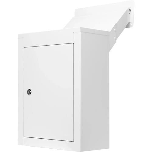 Barska Drop Box with Adjustable Through-Wall Chute (White)