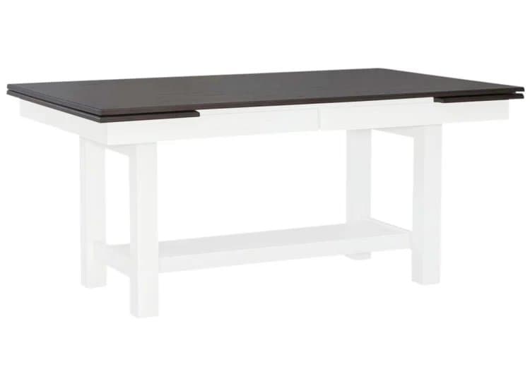 Liberty Furniture Brook Bay Trestle Table Top, Carbon Gray
