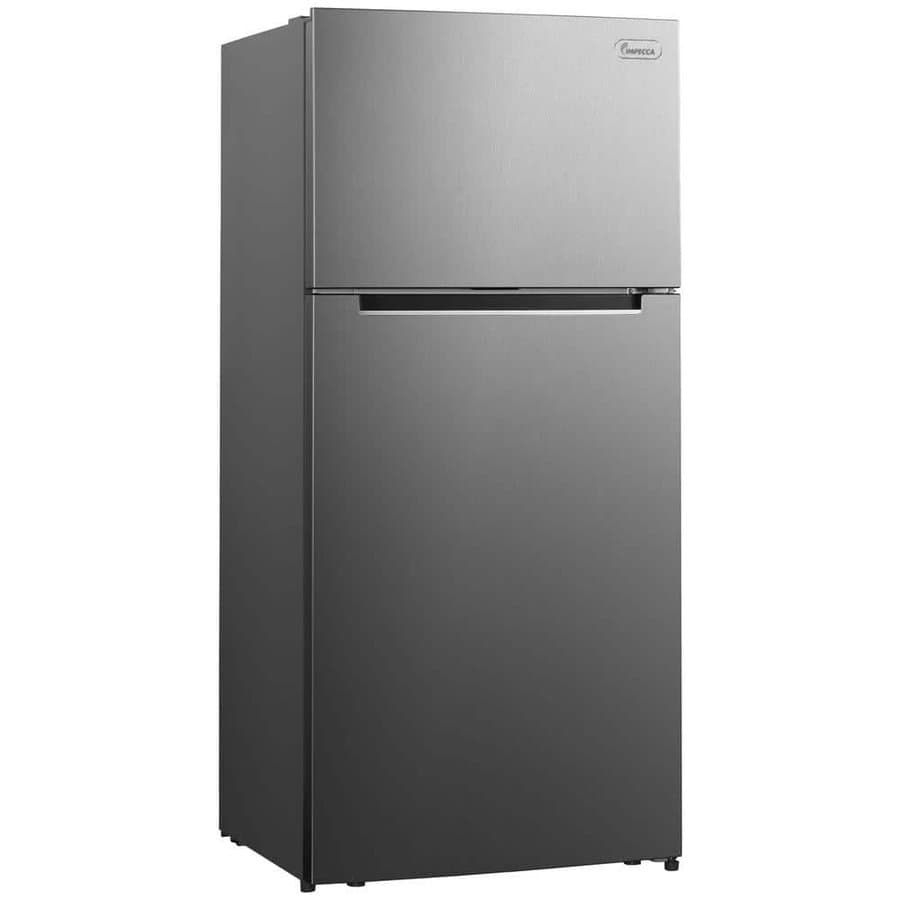 Impecca 17 Cu Ft Counter-Depth Refrigerator with Right-Hand Door Swing - Stainless Steel