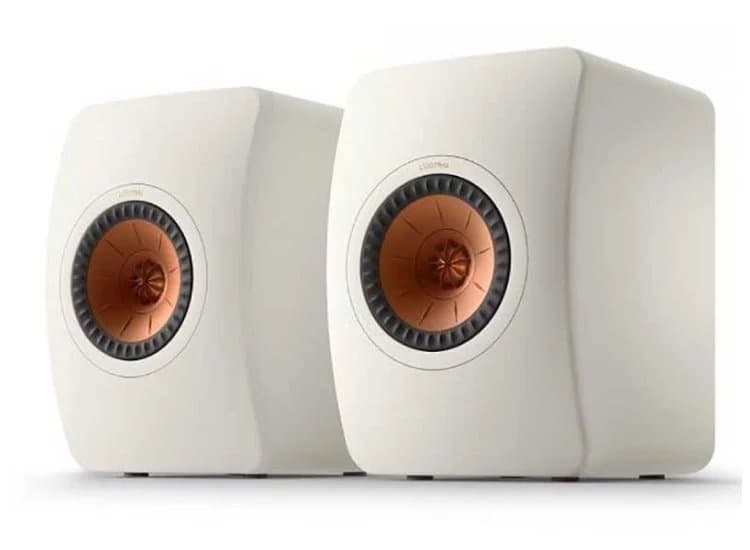 KEF LS50 Meta Mineral White Bookshelf Speakers (Pair)