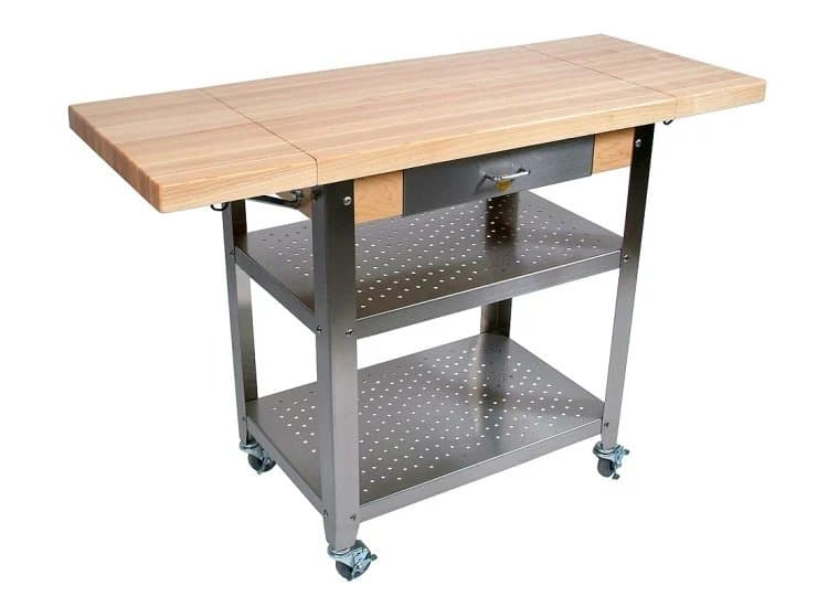 John Boos & Co. Cucina Elegante Hard Maple Top Cart