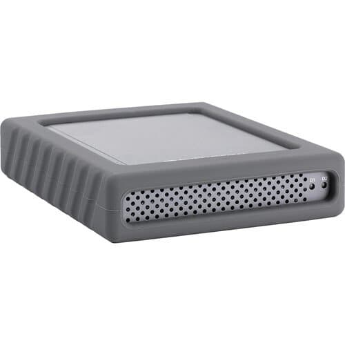 Oyen Digital MiniPro RAID V4 16TB 2-Bay USB-C 3.2 Gen 2 Portable TLC RAID Array (2 x 8TB)